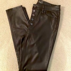 White House Black Market, coated skinny jeans